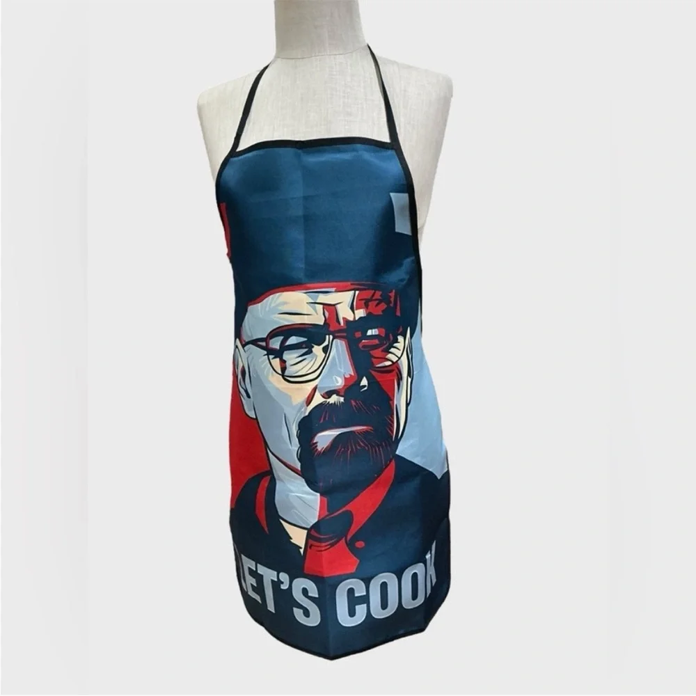 Breaking Bad Walter White Let’s Cook Apron BBQ Grilling Gift NWT Fathers Day